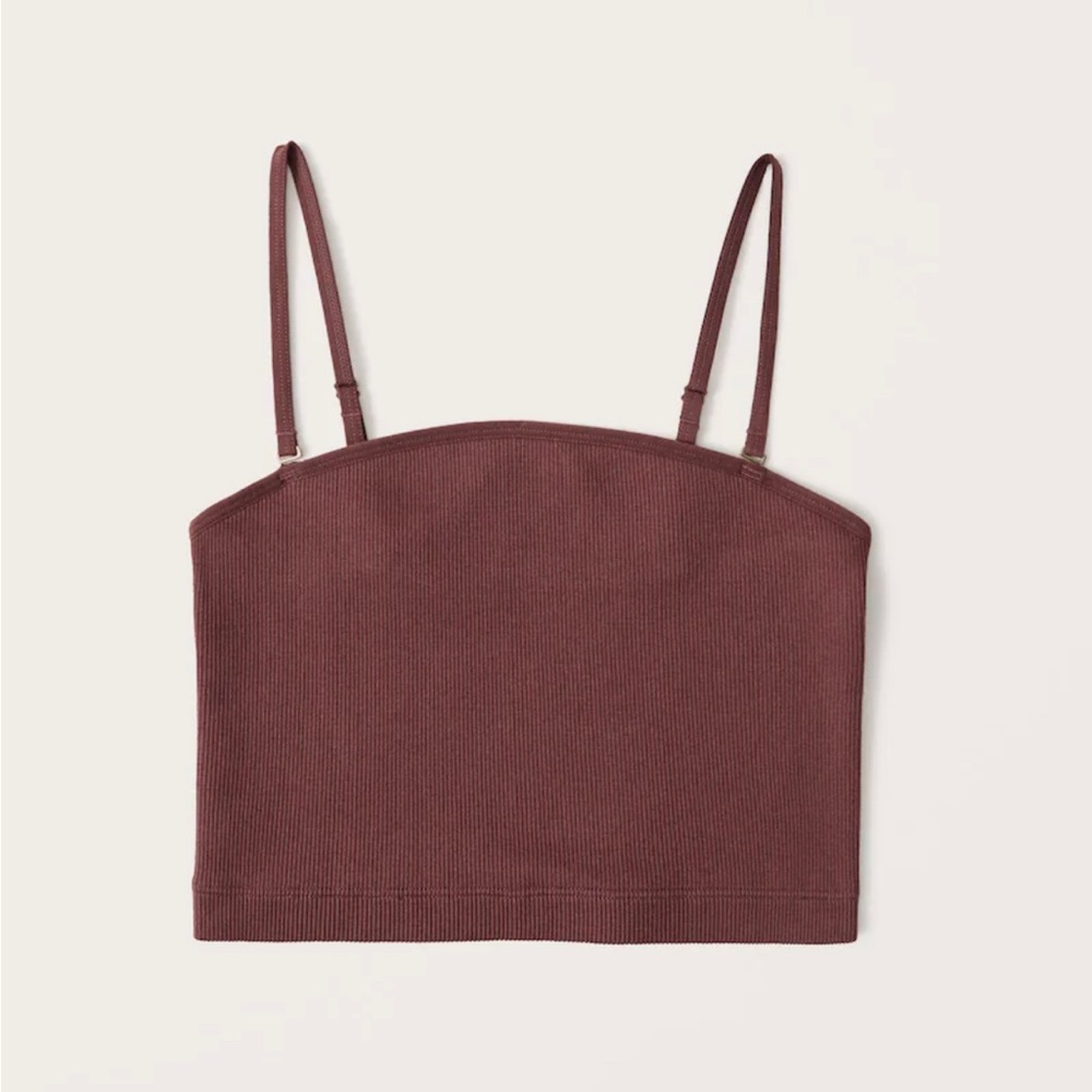 NWOT Abercrombie & Fitch Seamless Bandeau Bralette (L)